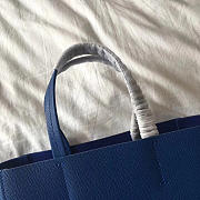 Celine Original Lambskin Leather Bucket Bag blue green - 4