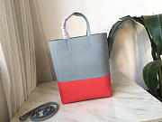 Celine Original Lambskin Leather Bucket Bag light blue Watermelon Red - 4