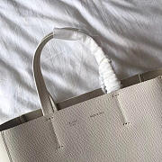 Celine Original Lambskin Leather Bucket Bag white - 5