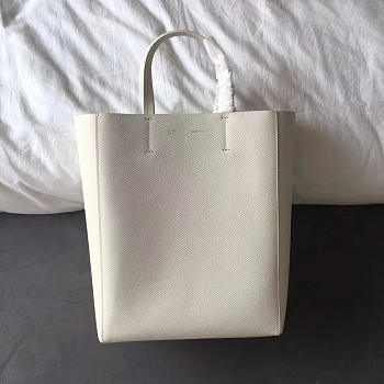 Celine Original Lambskin Leather Bucket Bag white