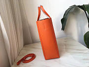 Celine Original Lambskin Leather Bucket Bag Orange - 6