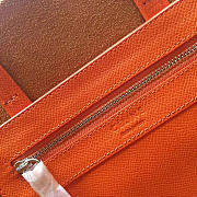 Celine Original Lambskin Leather Bucket Bag Orange - 4