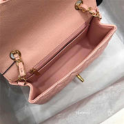 Chanel Flap Bag Caviar in Pink 20cm with Gold Hardware - 2