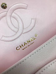 Chanel Flap Bag Caviar in Pink 25cm with Gold Hardware - 4