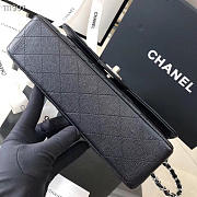 Chanel Flap Bag Caviar in Black 25cm with Sliver Hardware - 2
