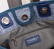 Chanel beach bag handle bag blue - 6