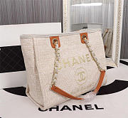 Chanel beach bag handle bag White - 3