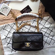 Chanel Oil wax Flap bag Black - 3