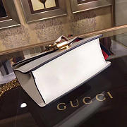 Gucci Sylvie leather mini chain bag in White 431666 - 4