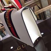 Gucci Sylvie shoulder bag in White leather 421882 - 2