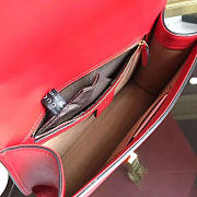 Gucci Sylvie shoulder bag in Red leather 421882 - 2