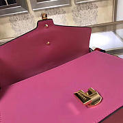 Gucci Sylvie shoulder bag in Pink leather 421882 - 2