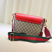 Gucci Padlock Leather shoulder bag for Women Rose Red - 3