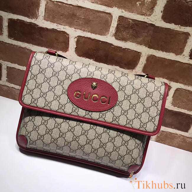 Gucci Supreme Belt Bag for Women with Red - 1