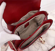 Gucci Orignial Calfskin Handbag in Red 510302 - 5