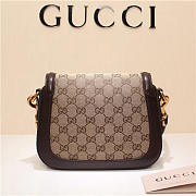Gucci Original Canvas Calfskin Shoulder Bag Coffee 384821 - 6