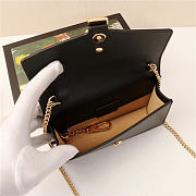 Gucci Sylvie Leather Super Mini Bag Black 484646 - 5