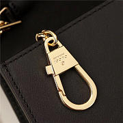 Gucci Sylvie Leather Super Mini Bag Black 484646 - 6