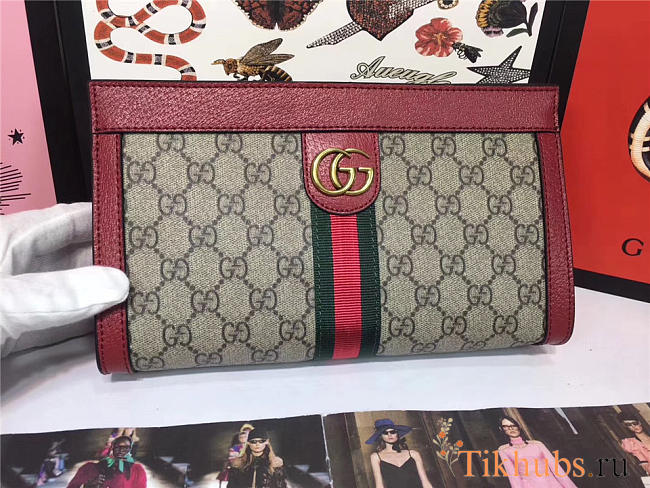 Gucci PVC Leather women bag 493677 Red - 1