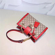 Gucci Padlock small shoulder bag 498156 Red - 5
