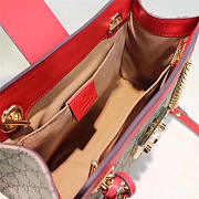 Gucci Padlock small shoulder bag 498156 Red - 4
