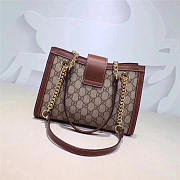 Gucci Padlock small shoulder bag 498156 Brown - 4