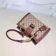 Gucci Padlock small shoulder bag 498156 Brown - 2