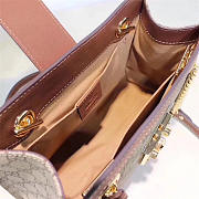 Gucci Padlock small shoulder bag 498156 Brown - 5