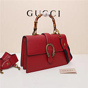 Gucci Women's Dionysus Leather Top Handle Bag 421999 Red - 2