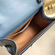 Gucci Sylvie leather mini bag in Light Blue 470270 - 4
