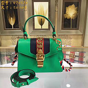 Gucci Sylvie leather mini bag in Green 470270 - 1