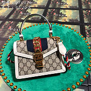 Gucci Sylvie leather bag in White 470270 - 1