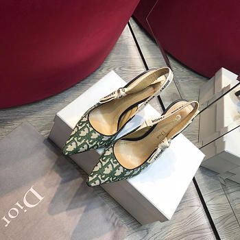 Dior Green High Heel shoes 9.5cm