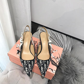 Dior Black Mid Heel shoes 6.5cm