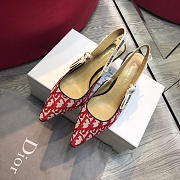 Dior Red Mid Heel shoes 6.5cm - 5