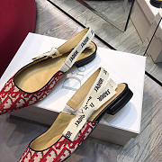 Dior Red Flat shoes - 5