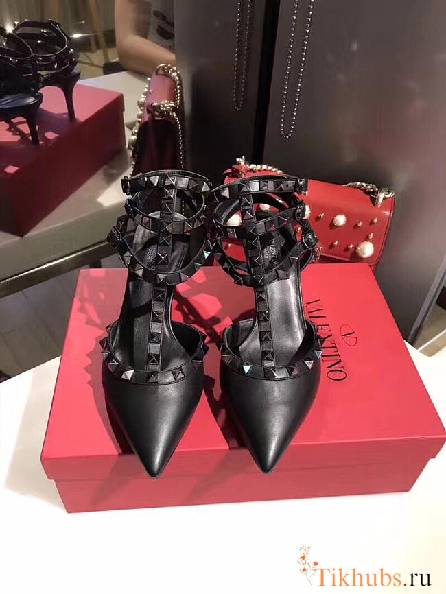 Valentino shoes Full Black 6.5cm - 1