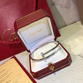 Cartier Nail Bracelet with Diamonds