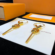 LV circle tassel earrings classic V earrings - 3