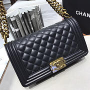 Chanel Leboy lambskin Bag in Black With Gold Hardware 67086 - 2