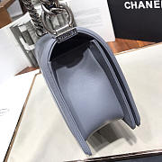 Chanel Leboy lambskin Bag in Gray With Silver Hardware 67086 - 6