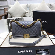 Chanel Leboy lambskin Bag in Gray 67086 - 4