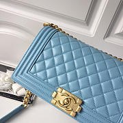 Chanel Leboy lambskin Bag in Blue With Gold Hardware 67086 - 2