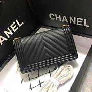 Chanel Leboy Calfskin Bag in Black with Gold Hardware 67086 - 4