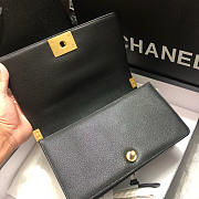 Chanel Leboy Calfskin Bag in Black with Gold Hardware 67086 - 6