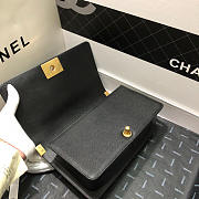 Chanel Leboy Calfskin Bag in Black 67086 Gold - 6