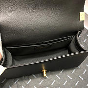 Chanel Leboy Calfskin Bag in Black 67086 Gold - 5