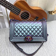 Chanel Boy Bag in Purple - 1