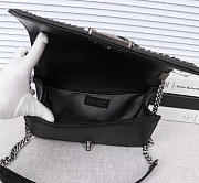 Chanel Boy handle  Bag in Black with silver hardware - 3