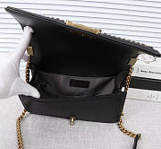 Chanel Boy handle Bag in Black with Gold hardware - 3